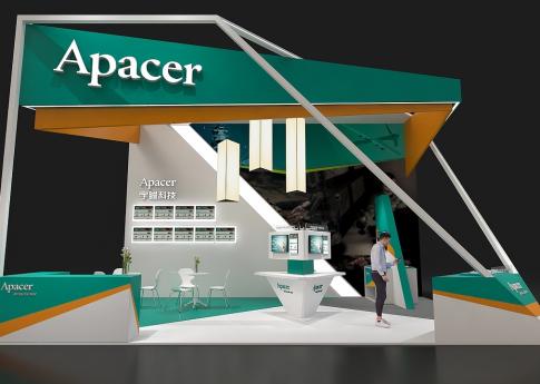 宇瞻科技展臺設計搭建案例分析及深圳展覽設計公司